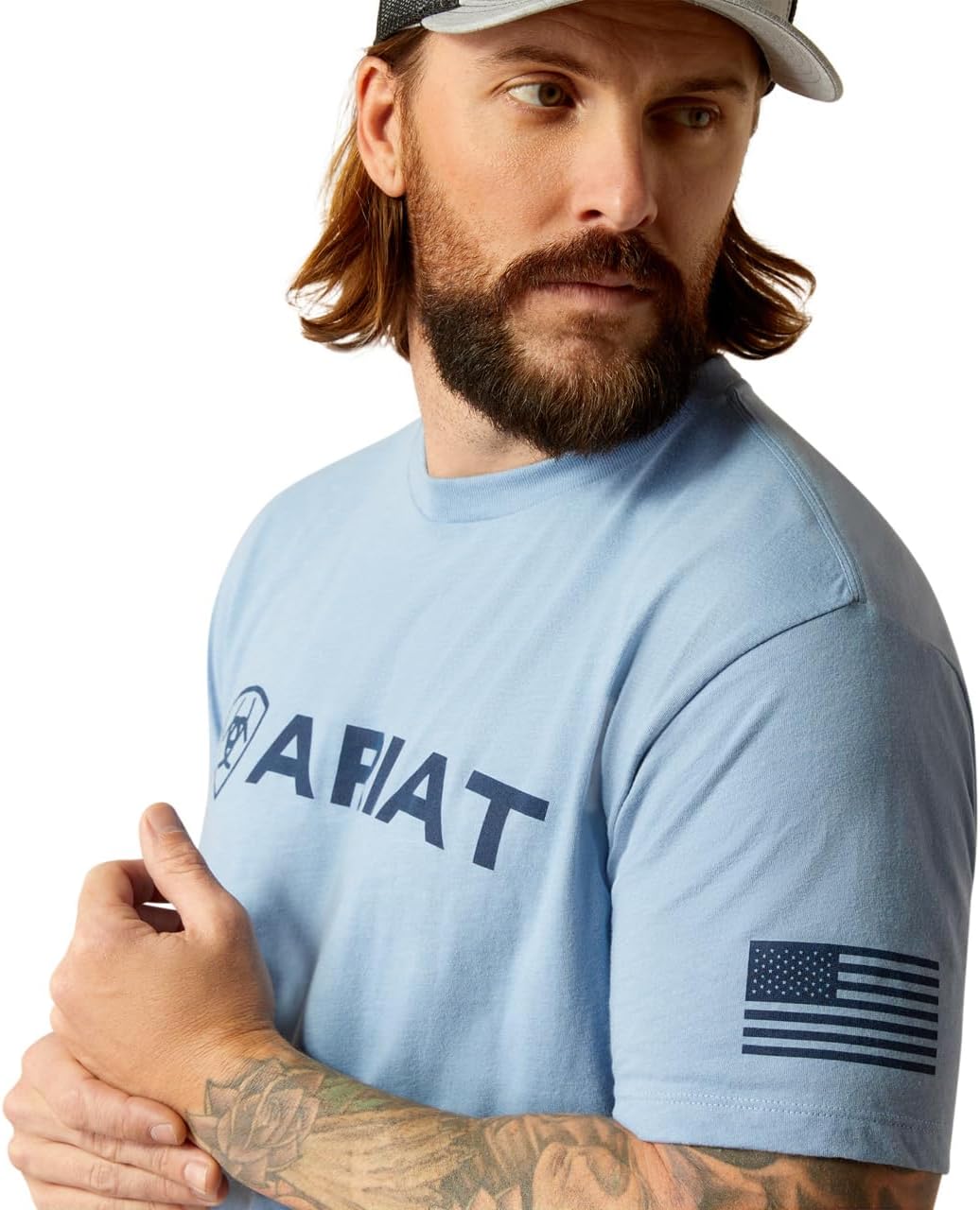 Ariat Mens Ariat Barb Shield T-Shirt - Image 4