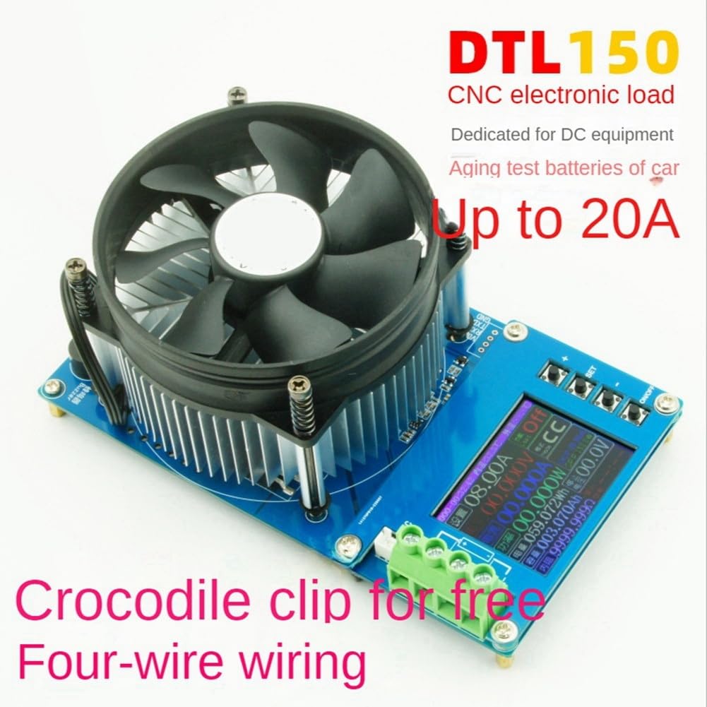 1 Ensemble DTL150 Testeur de Capacité de Batterie à 4 Fils Testeur de Puissance de Charge Électronique 20A Compteur de Décharge Prise US Prise UE