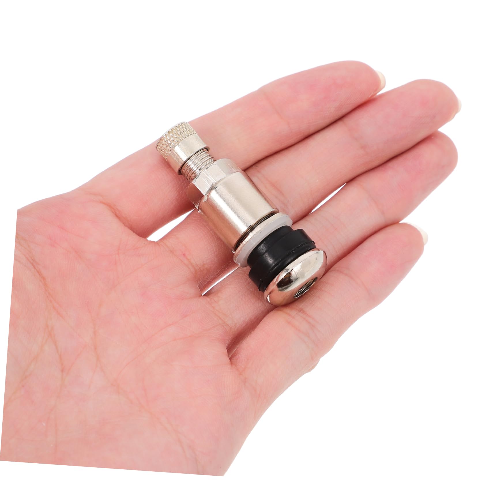 Steli Valvole Pneumatici Metallo Imbullonati 10 Pezzi per Auto e Camion Resistente Alte Temperature Facile Installazione Ricambi Valvole Pneumatici Ruote