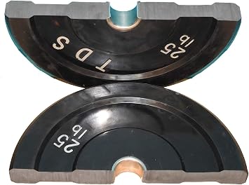 Virgin Pure Rubber Bumper Plate 160lb Set (2x10lb, 2x25lb, 2x45lb)