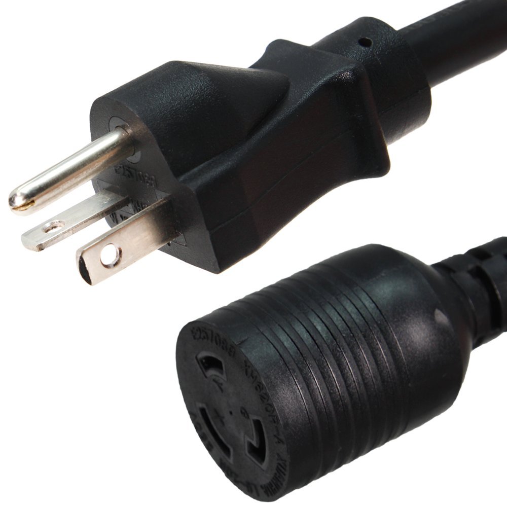 Amazon.com: NEMA 5-20P to Locking L5-20R Power Cord Plug Adapter