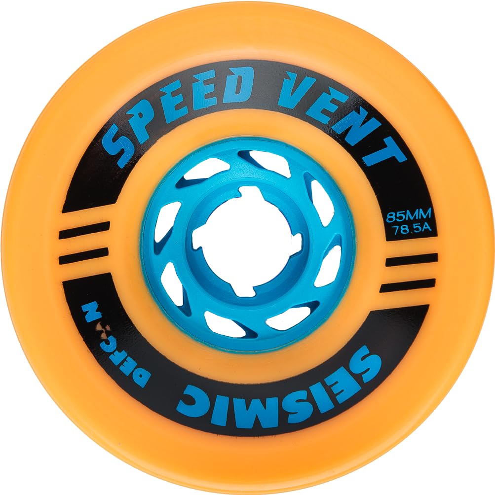 Roues Skateboard - Speed Vent - 85x52 mm 78.5a - Mango Defcon - Whspvnt85/78.5A Def - Seismic