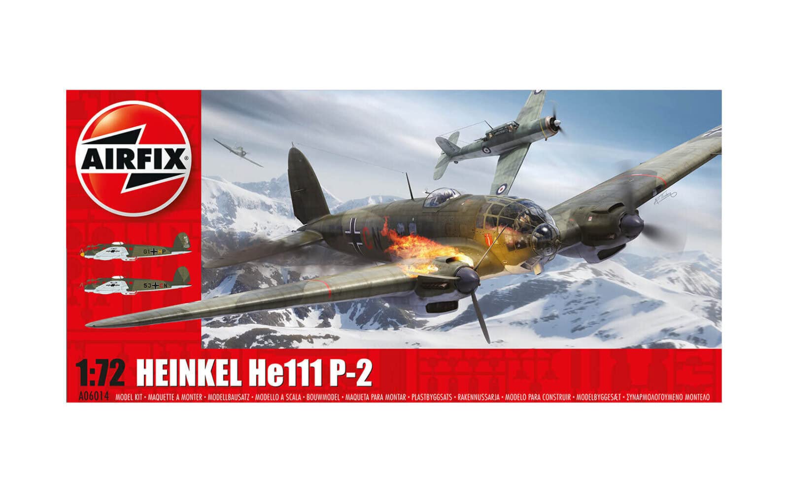 Airfix 1:72 Scale Heinkel He.III P2 Model Kit