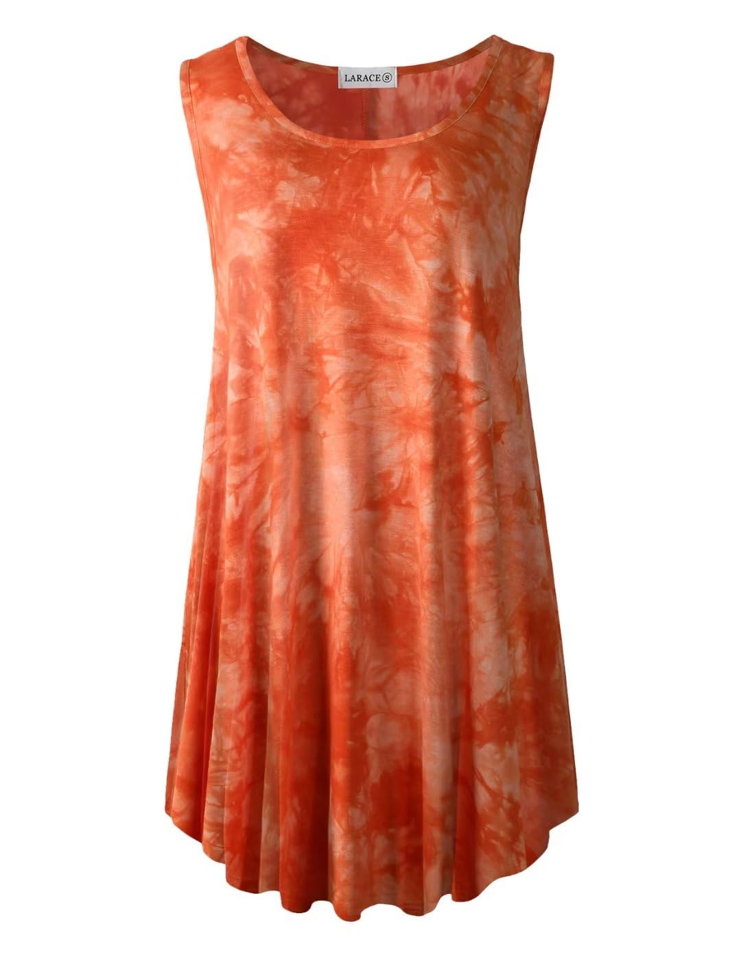 LARACE Tank Tops for Women Plus Size Sleevelss Tunic Casual Summer Clothes Swing Shirts for Leggings