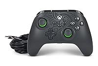 Vista 8 de PowerA Advantage Wired Controller for Xbox Series X S - Celestial Green, Black Xbox Controller with Detachable 10ft USB-C Cable, Mappable Buttons
