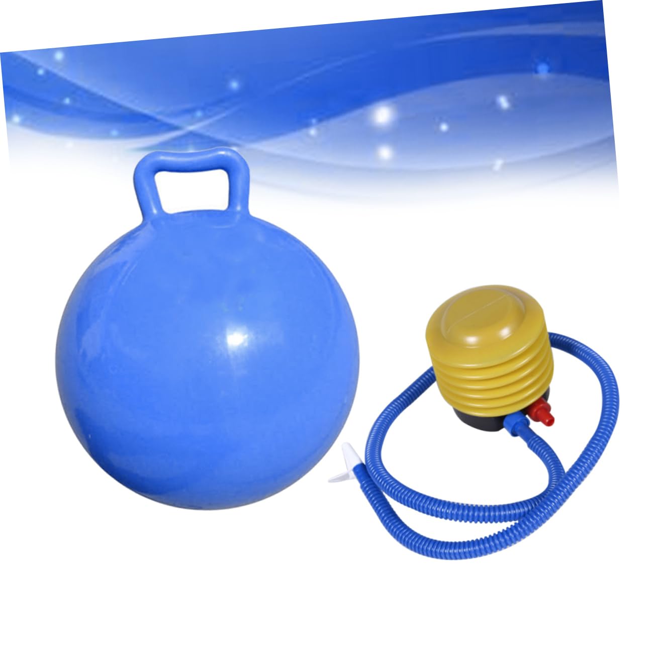 ERINGOGO 2PCS Inflatable for Jumping Promotes Coordination and Balance for Indoor and Outdoor Play Easy to Inflate