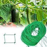 🍇 【Ampliamente utilizado】 Nuestra red para trepar zarcillos se puede conectar rápida y fácilmente en cualquier lugar. Se puede utilizar para pepinos, tomates, guisantes, uvas, frijoles o enredaderas, así como para hiedra, rosas y otras plantas. ¡Ven y construye tu hermoso jardín!