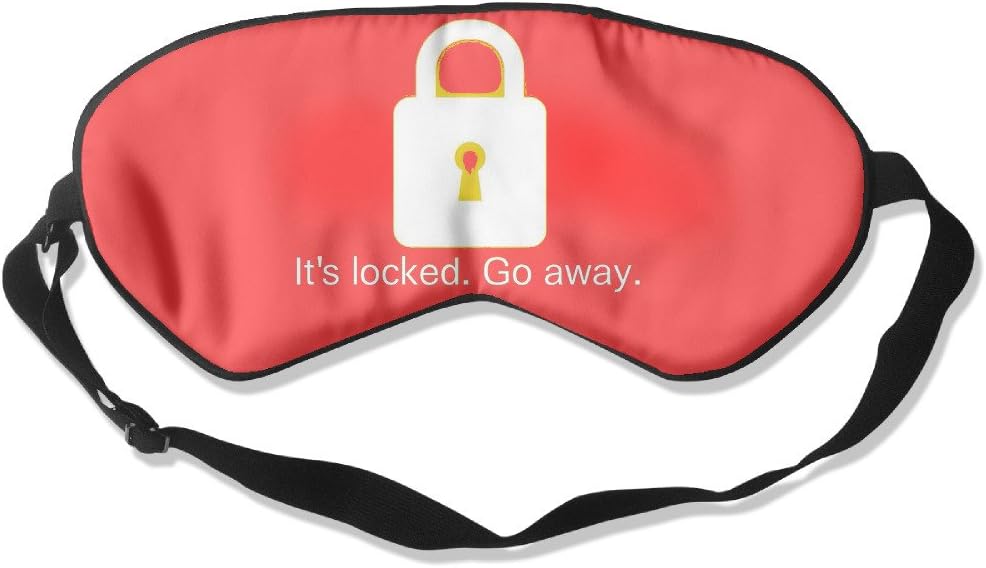 KOLP Go Away Super-smooth Eye Mask Natural Silk Sleep Mask Soft Blindfold Eyeshade Comfortable Eyepatch With Adjustable Head Strap For Women Men And Youth