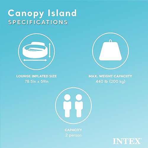 Miniatura 5 de Flotador de piscina Canopy Island