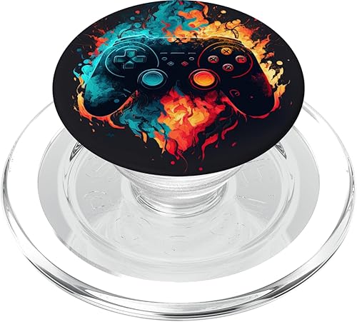 Miniatura 1 de Controlador de videojuegos para jugadores para un divertido y genial adolescente niño niña PopSockets MagSafe PopGrip para iPhone