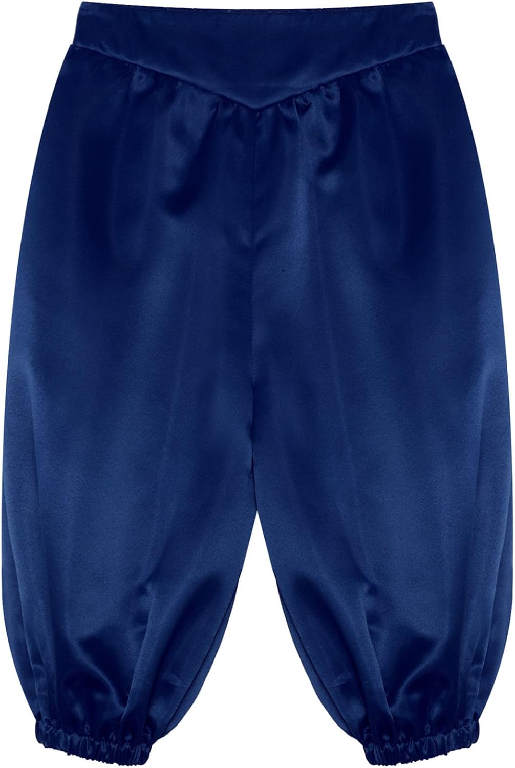 Kids Boys Girls Renaissance Capri Pants Elastic Waist Victorian Inspired Shorts