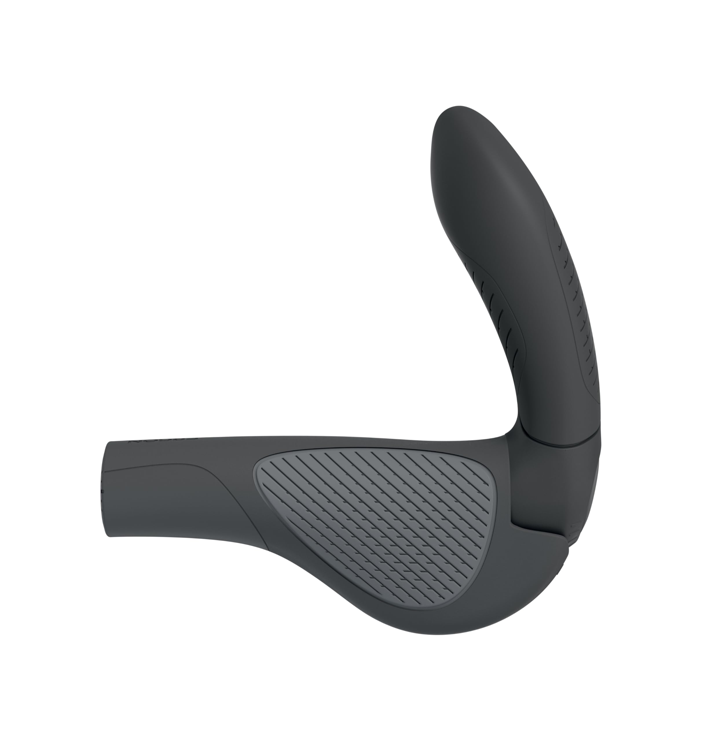 Ergon GP4 EVO Fahrradgriffe mit eingebauten Lenkerenden, Schwarz, Größe S