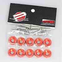 Guarnizioni Viti Auto M6 - Decorazioni Per Bulloni Targa, Paraurti, Fari - Colori Assortiti - Foto 2
