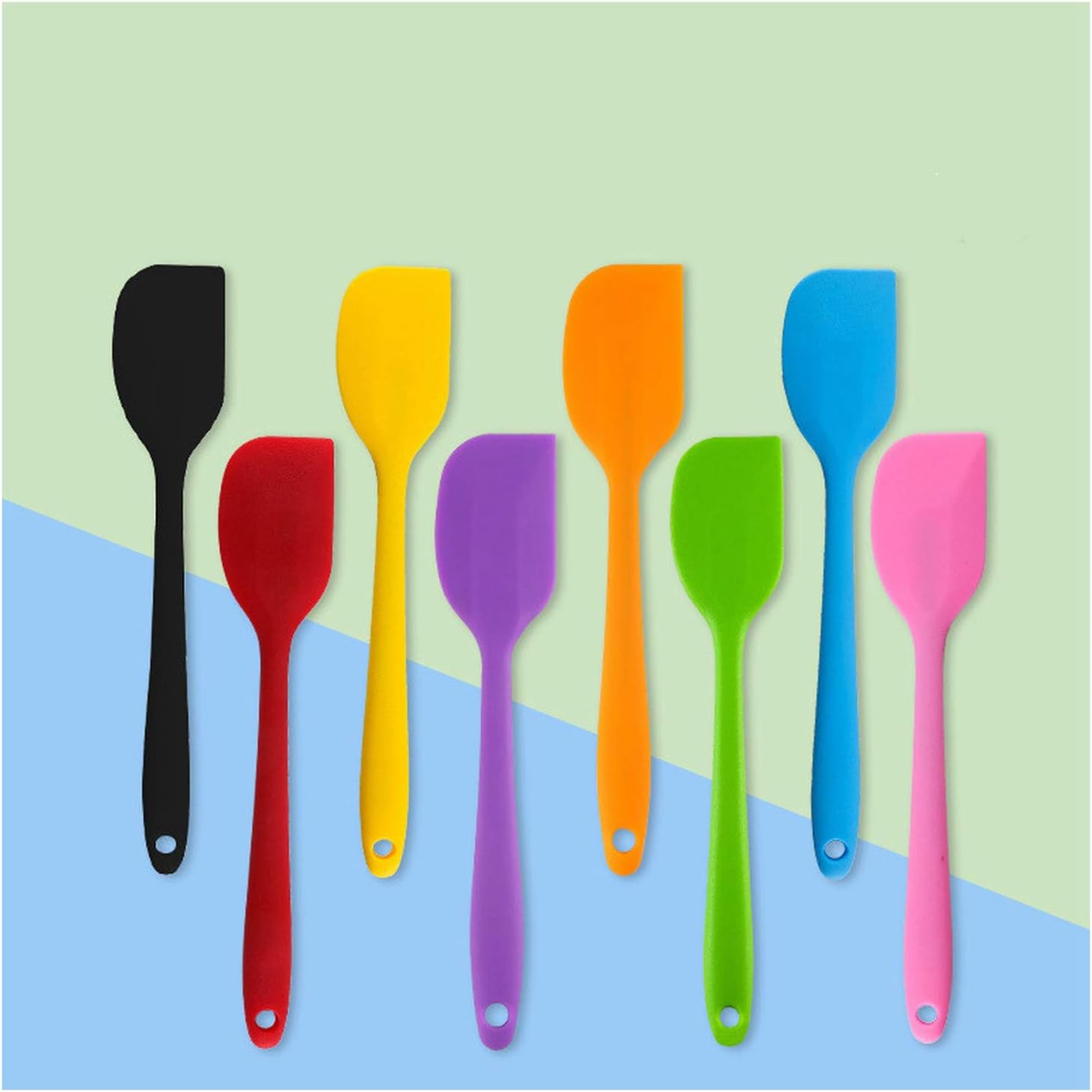 WZRY Silicone Spatula Wood Handle Mini Silicone Spatula