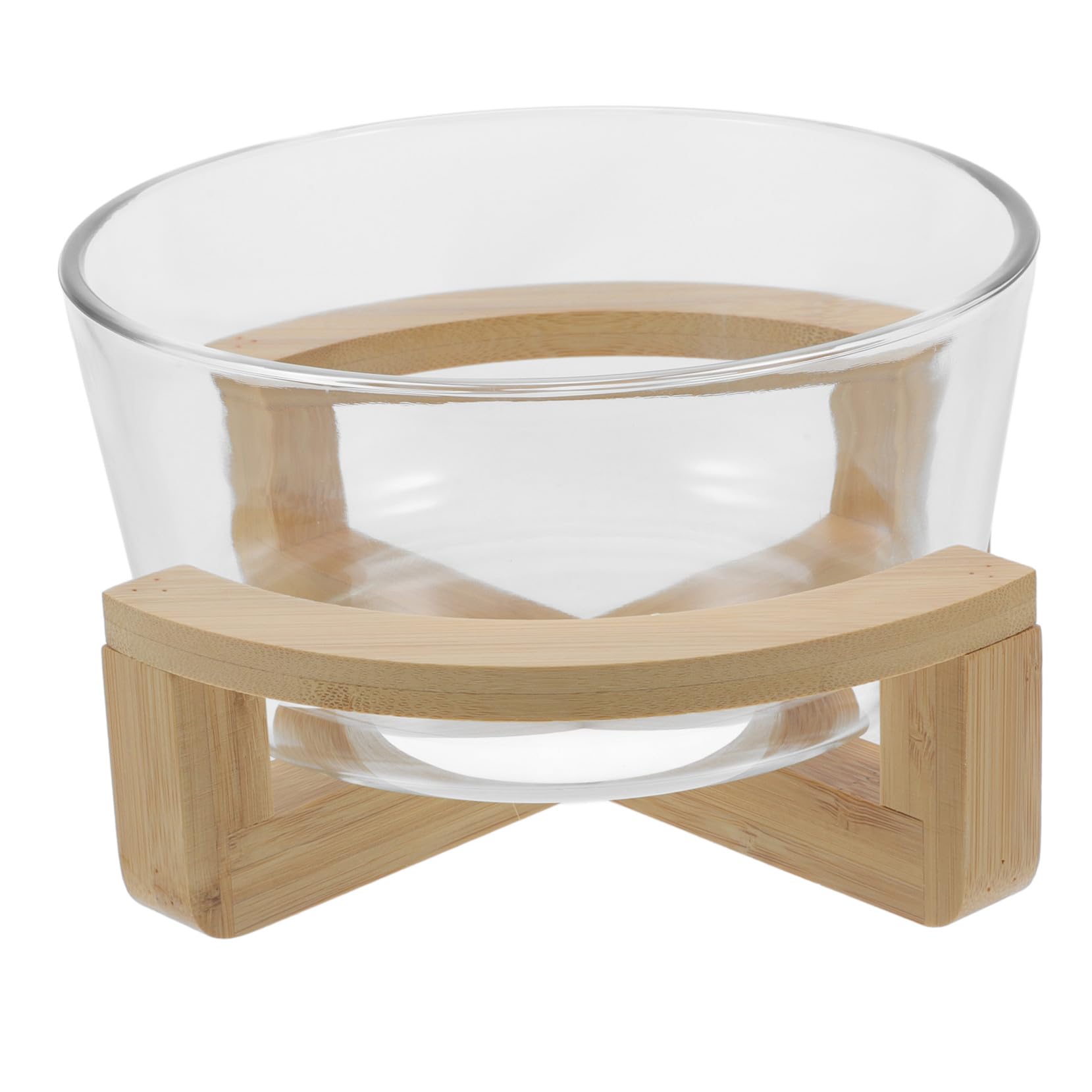 Saladier verre Lurrose grand bol de service pour repas de fête