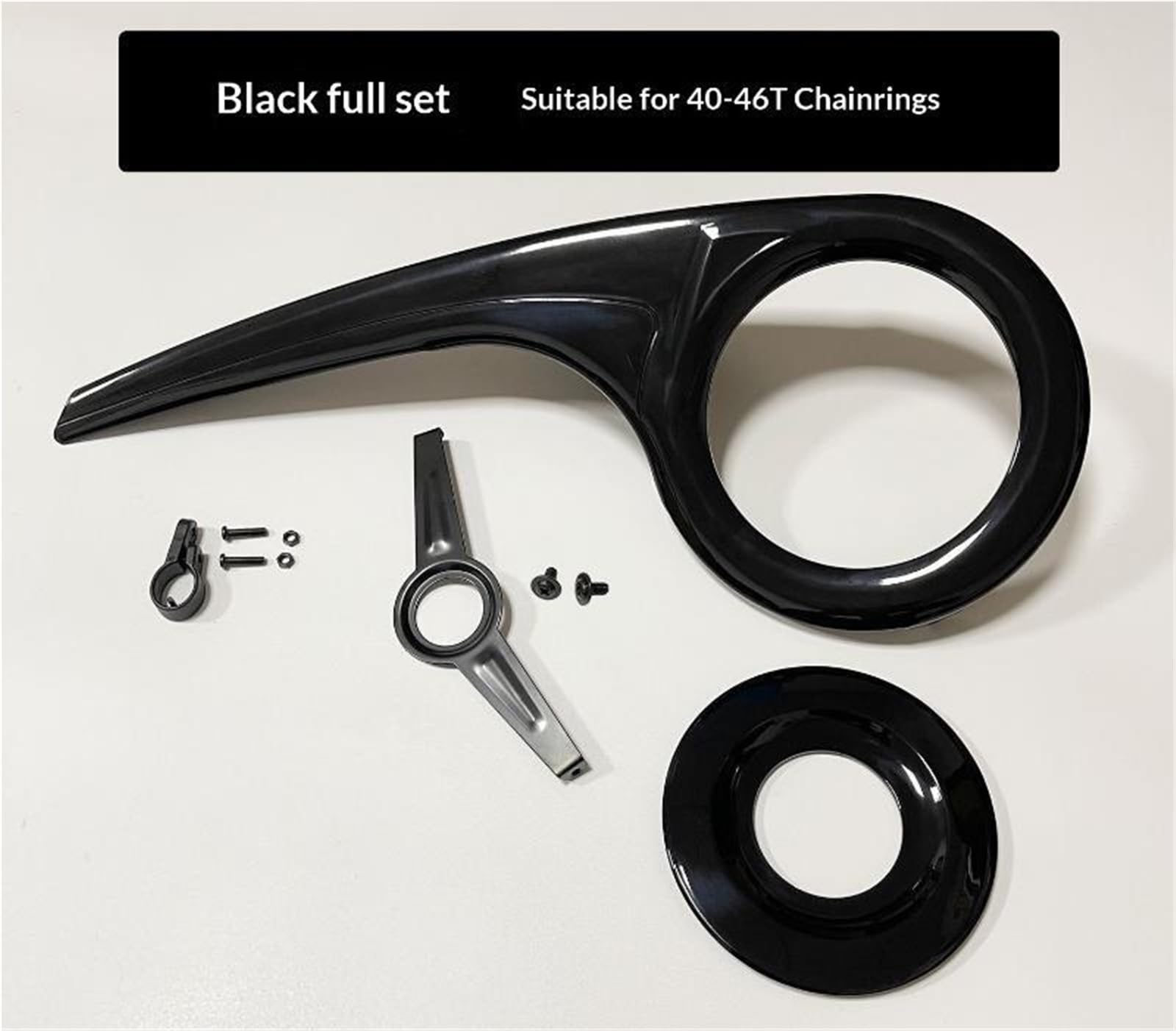 Copricatena Bicicletta 1 Set di Protezione Universale for Catena for Bici, Copertura in plastica PP for Scatola di Protezione Grande for Corona 40-46T