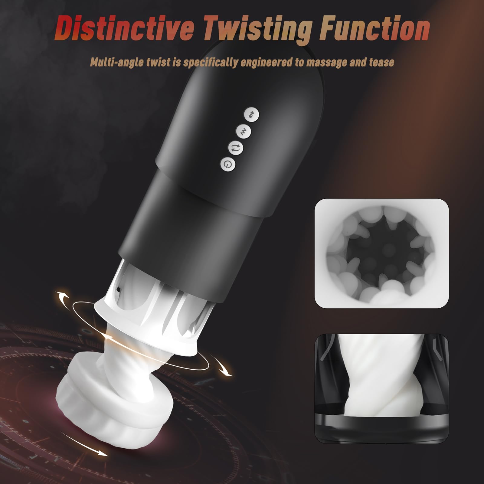 Amazon.com: Tracy's Dog Automatic Male Masturbator, Adult Sex Toys for Men  with 3 Twisting and 5 Thrusting Vibration Modes, Hands-Free Heating Male  Vibrating Stroker for Men Guy Pleasure, Steelcan : Health &
