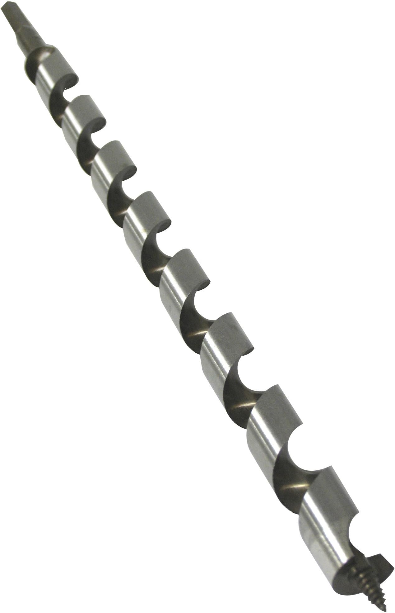 Greenlee 66PT-1 Nail Eater Bit with Self-Feeding Screw Point, 1 x 18 Steel Nail Eater Drill Bit with 7/16" Hexagonal Shank