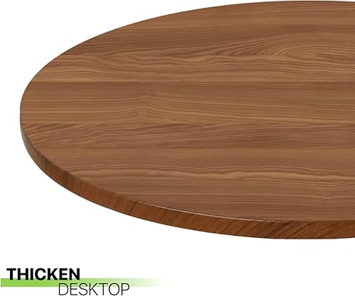 Miniatura 5 de Magshion Mesa redonda de bar de madera de altura ajustable de 236 pulgadas rango ajustable de 275 a 357 pulgadas sala de estar comedor bar mesa de