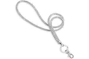 Soleebee Rhinestone Office Lanyard: Sparkle up Your Everyday Essentials