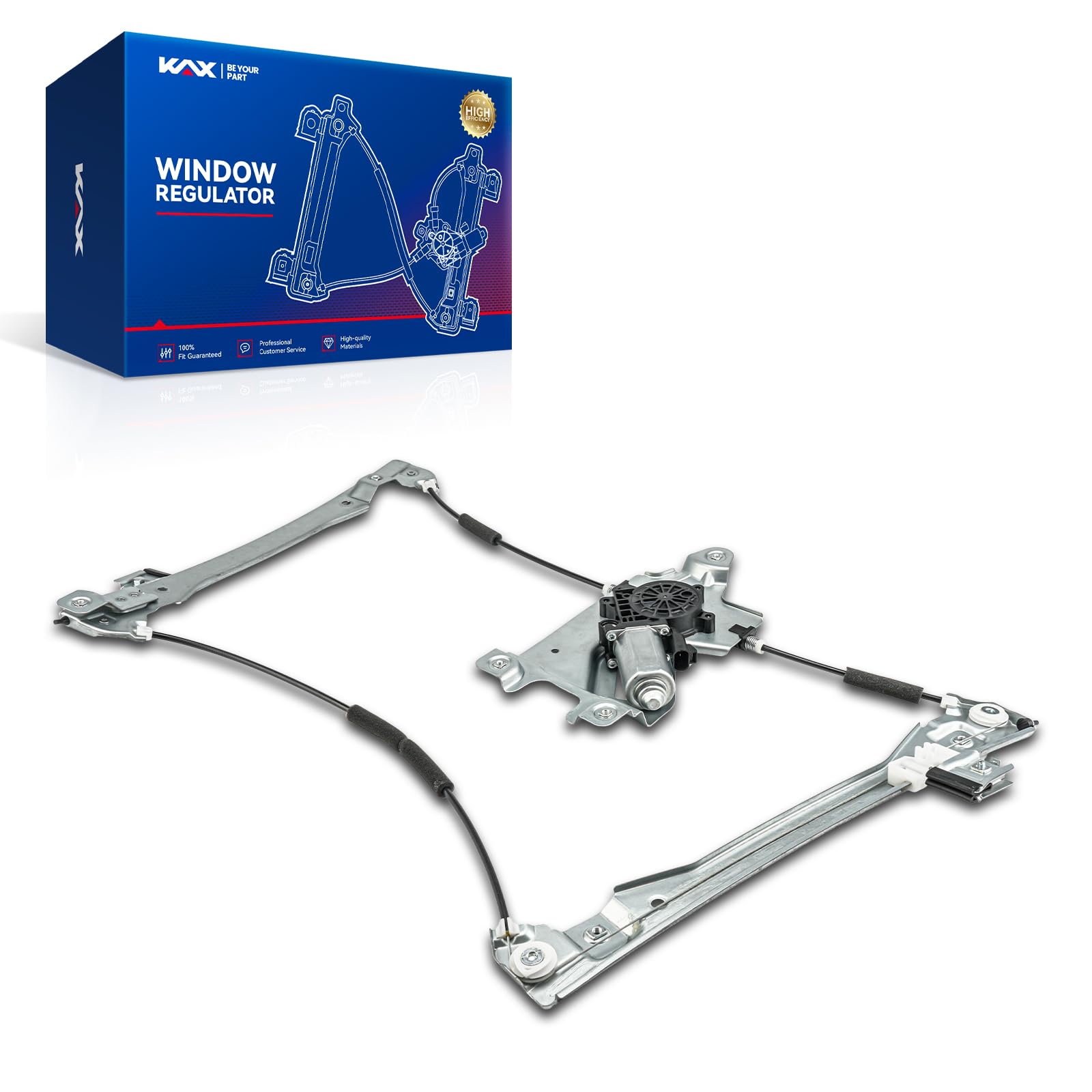 KAX Front Left Power Window Regulator w/Motor Fit for Equinox 2010-2011