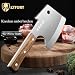 Imagen de Kitory Cuchillo de Cocina Tipo Hacha para Cortar Huesos 15cm