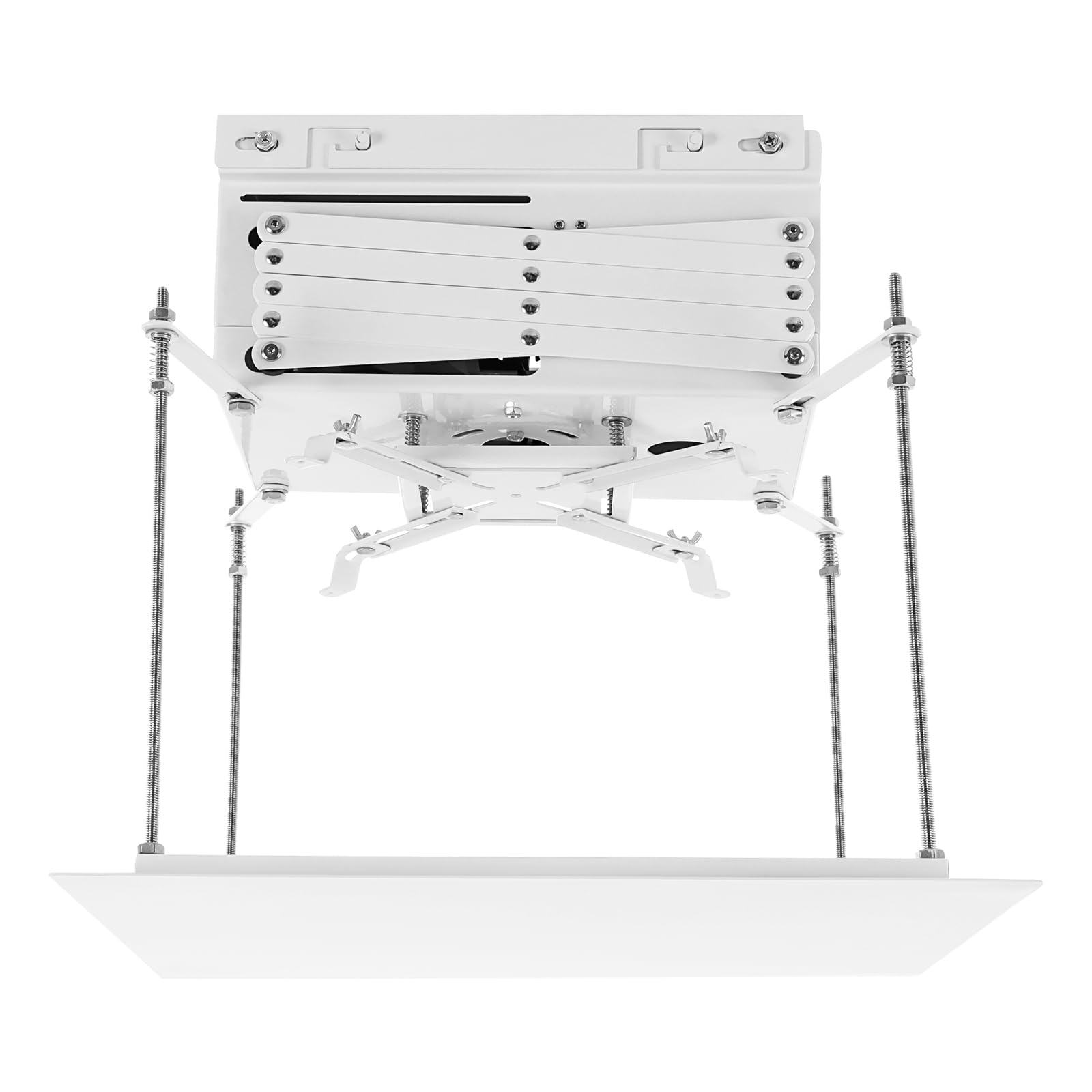 Proyector de techo plegable invisible | Soporte de proyector motorizado con mando a distancia | Soporte de techo oculto para escuelas, salas de conferencias | Capacidad de carga: 10 kg