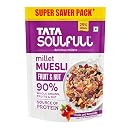 Tata Soulfull Millet Muesli, Fruit & Nut, 700 g, With 20% Crunchy Millets, 90% Whole Grains, Source of Protein, High in Fibre, Contains Ragi, Jowar & Bajra gallery image