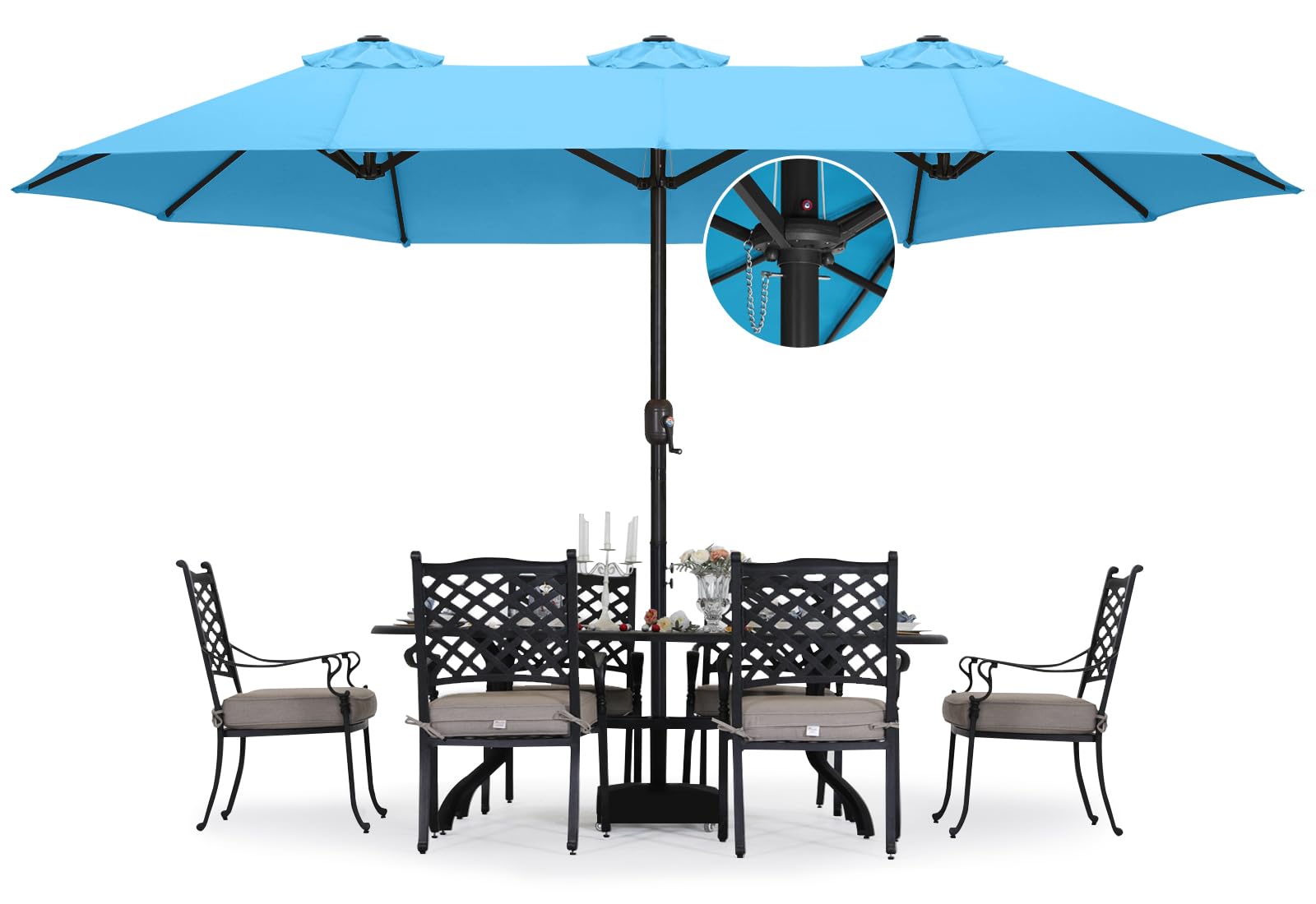 ebay turquoise patio umbrella Amazon.com : ABCCANOPY 15FT Patio Umbrella with Base, Outdoor Double-Sided  Rectangle Umbrella Bonus Latch, Wights for Poolside, Lawn, Backyard ( Turquoise) : Patio, Lawn & Garden