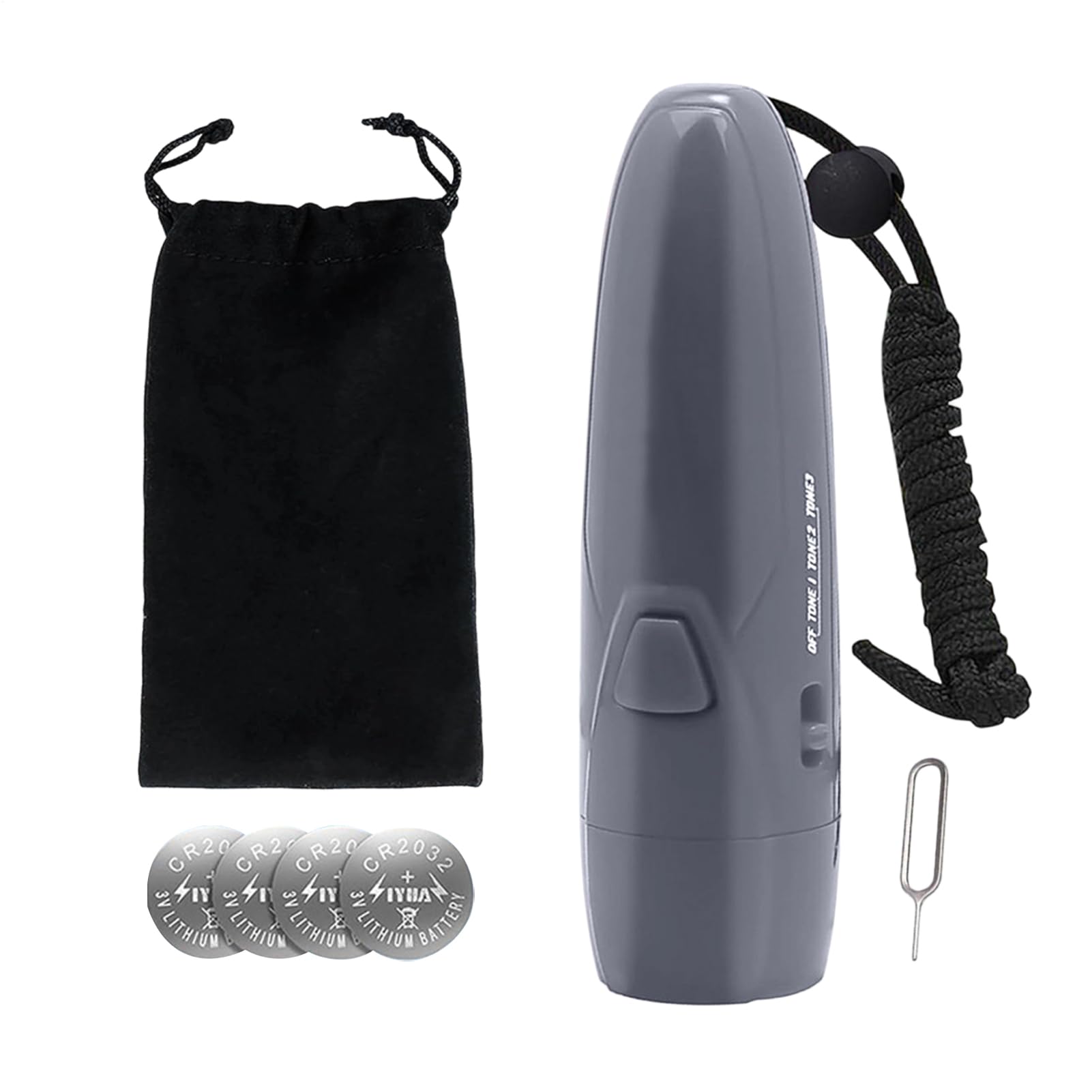 Lufthorn für Bären, 125 dB, elektrisches Backpacking-Sicherheitsgerät – Outdoor-Tierabwehr-Hupe – für Wanderer, Fischer, Hundebesitzer, Wanderwege, Campingausflüge, Nationalparks, Angelplätze
