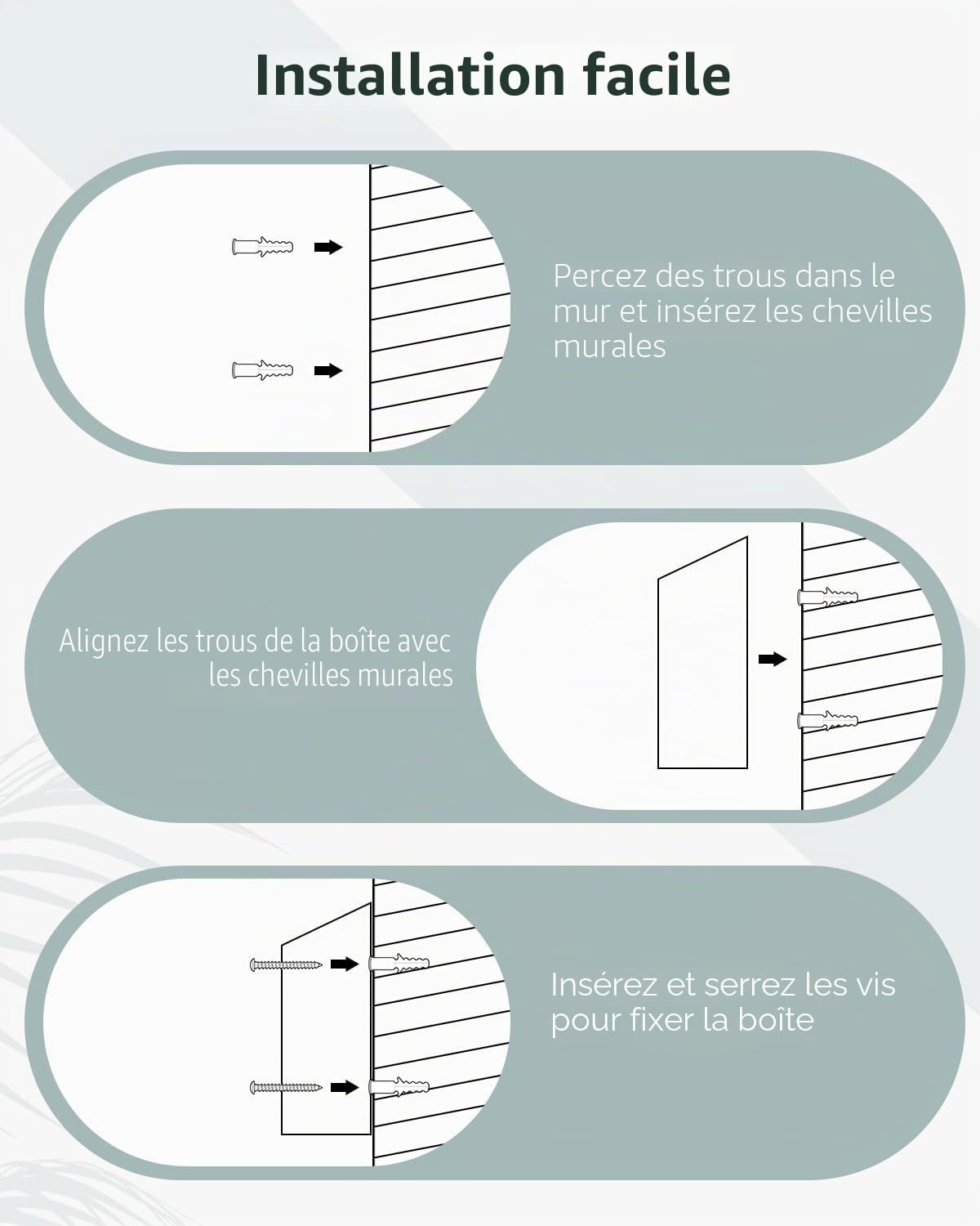 Uniclife Boîte à clés pour l'extérieur, boîte à dons en métal avec serrure à combinaison, boîte à suggestions sûre, boîte aux lettres murale avec fente supérieure, boîte à billets en acier pour la