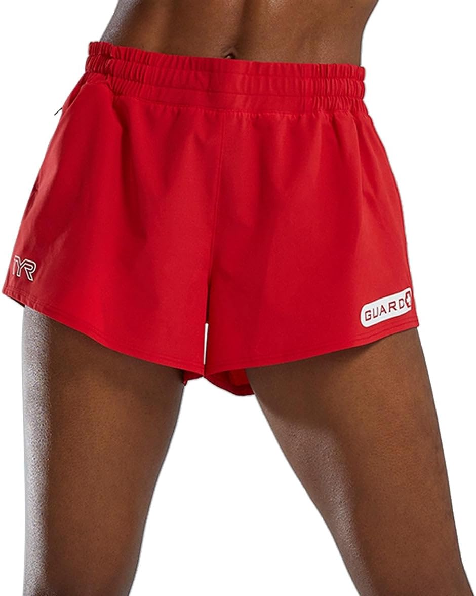 TYR Women's Guard Pace Running Short Red