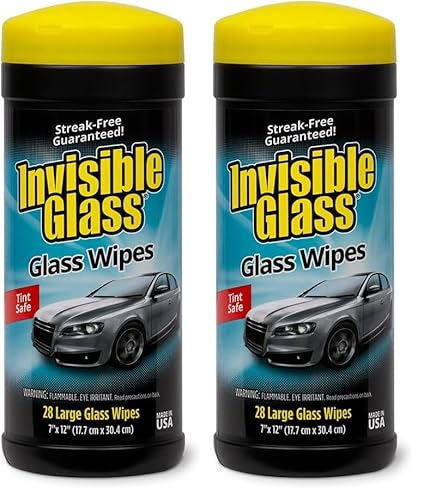 Invisible Glass 90166 28-Count Lint-Free and Ammonia-Free Large Glass Cleaning
