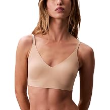Calvin Klein Womens Invisibles Comfort Lightly Lined Seamless Wireless Triangle Bralette Bra