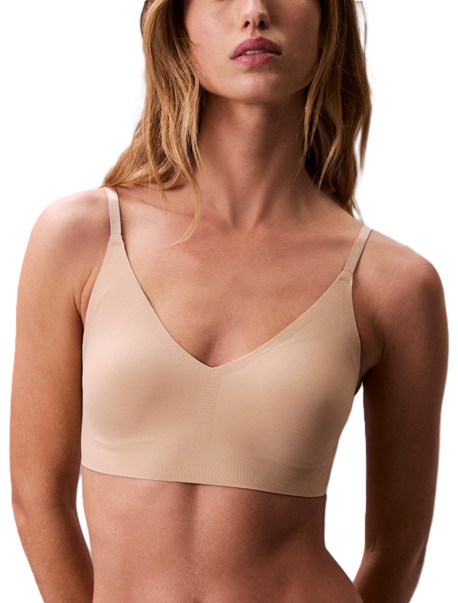 Calvin Klein Women's Invisibles Comfort Lightly Lined Seamless Wireless