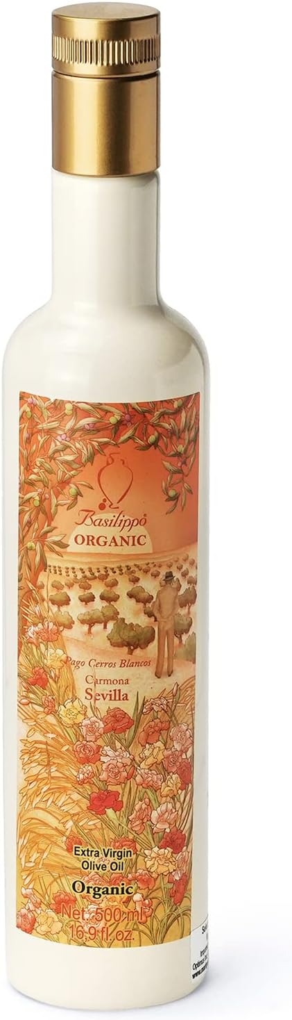 Basilippo Organic Extra Virgin Olive Oil Manzanilla - 16.9 OZ / 500 ML