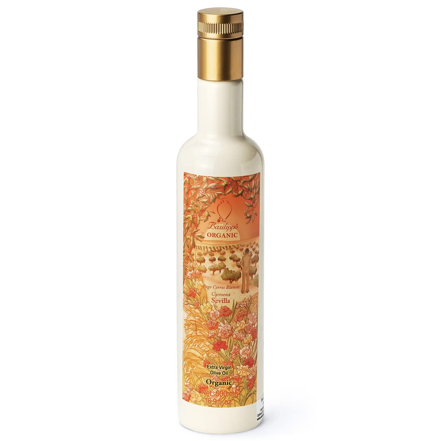 Basilippo Organic Extra Virgin Olive Oil Manzanilla - 16.9 OZ / 500 ML