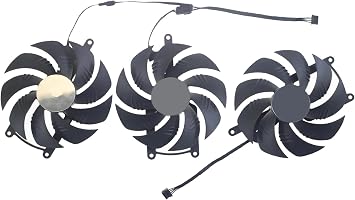 95MM PLD10020S12H DC12V 0.65A 4-Pin Graphics card fan For Gigabyte for Radeon RX 7900 XTX GAMING Fan Easy to replaceRight fan