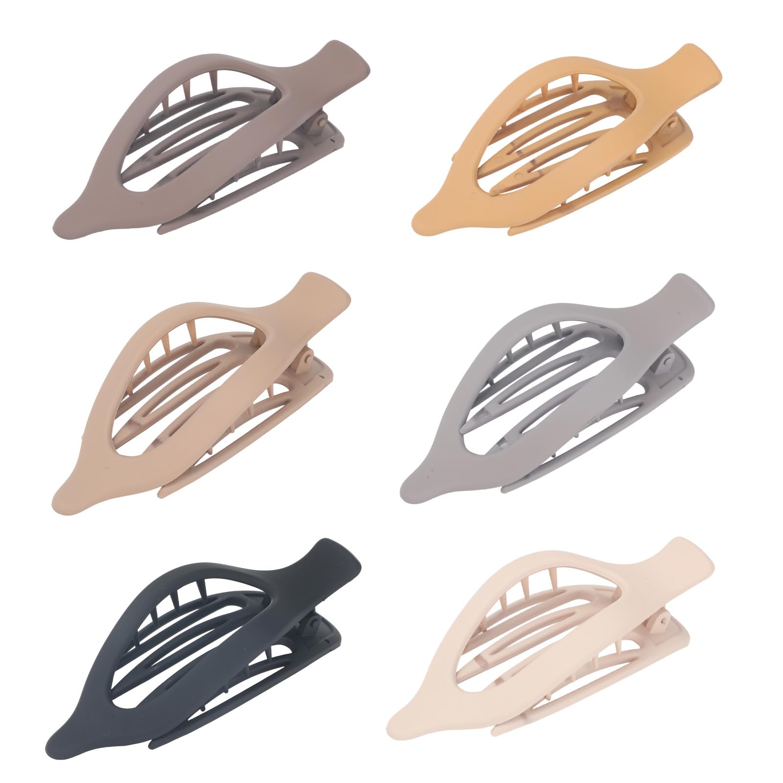6pcs Flat Hair Clips