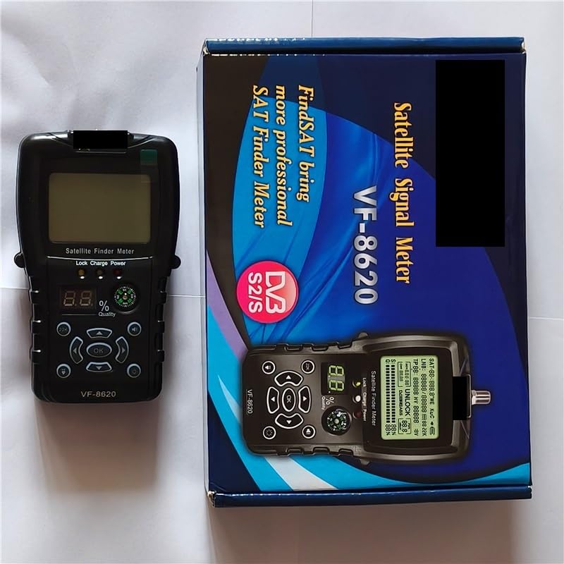 Misuratore di portata satellitare digitale HD VF-8620 for la ricerca TV DVB-S/DVB-S2/MPEG2 for sintonizzatore ricevitore Localizzatore di segnali