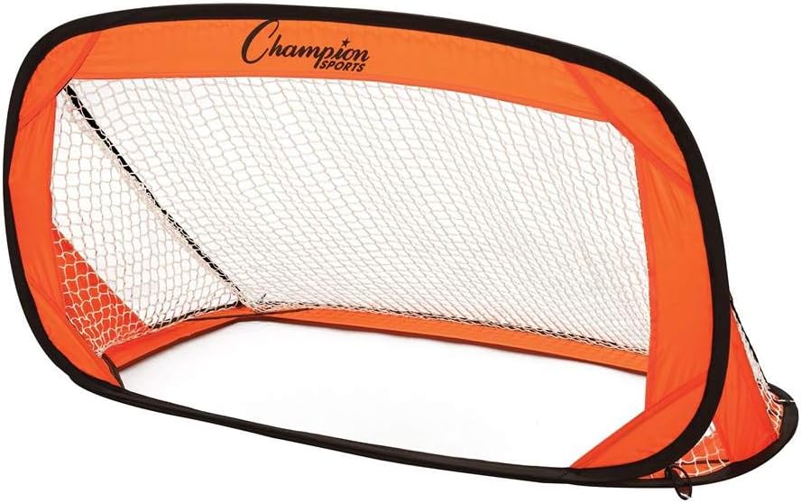 Champion Sports Soccer Pop-Up Goal - 4' x 2' - Orange