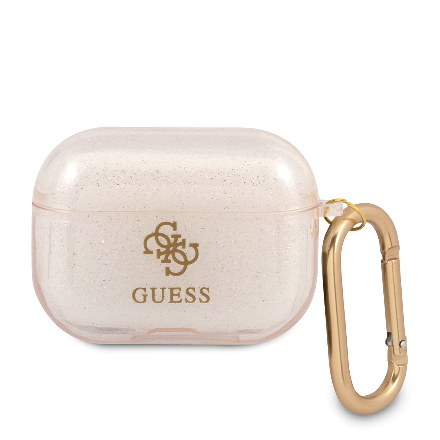 Guess Guapucg4gd Airpods Pro Dourado/Dourado Glitter Collection, Gold
