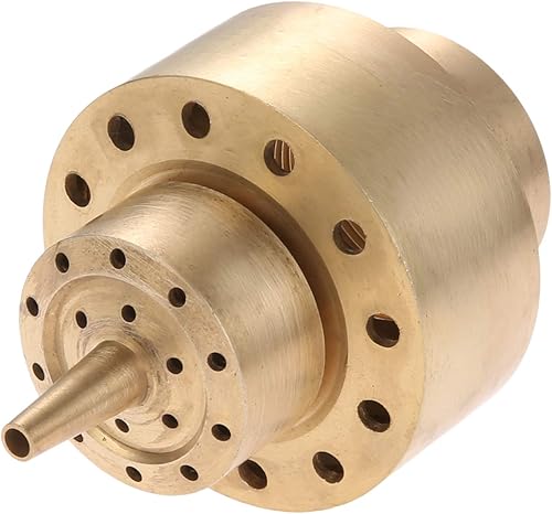 Miniatura 2 de Boquilla de fuente de agua de 1.5 pulgadas, latón DN40, dos capas, boquilla de fuente, columna de rociador, cabezal rociador para estanque de