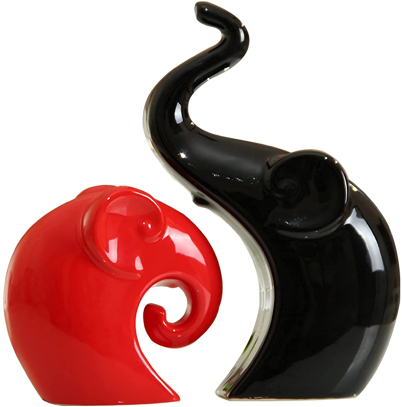 Ceramic Decoration Animals Figurine Elephants Statues Decorating Home Decor