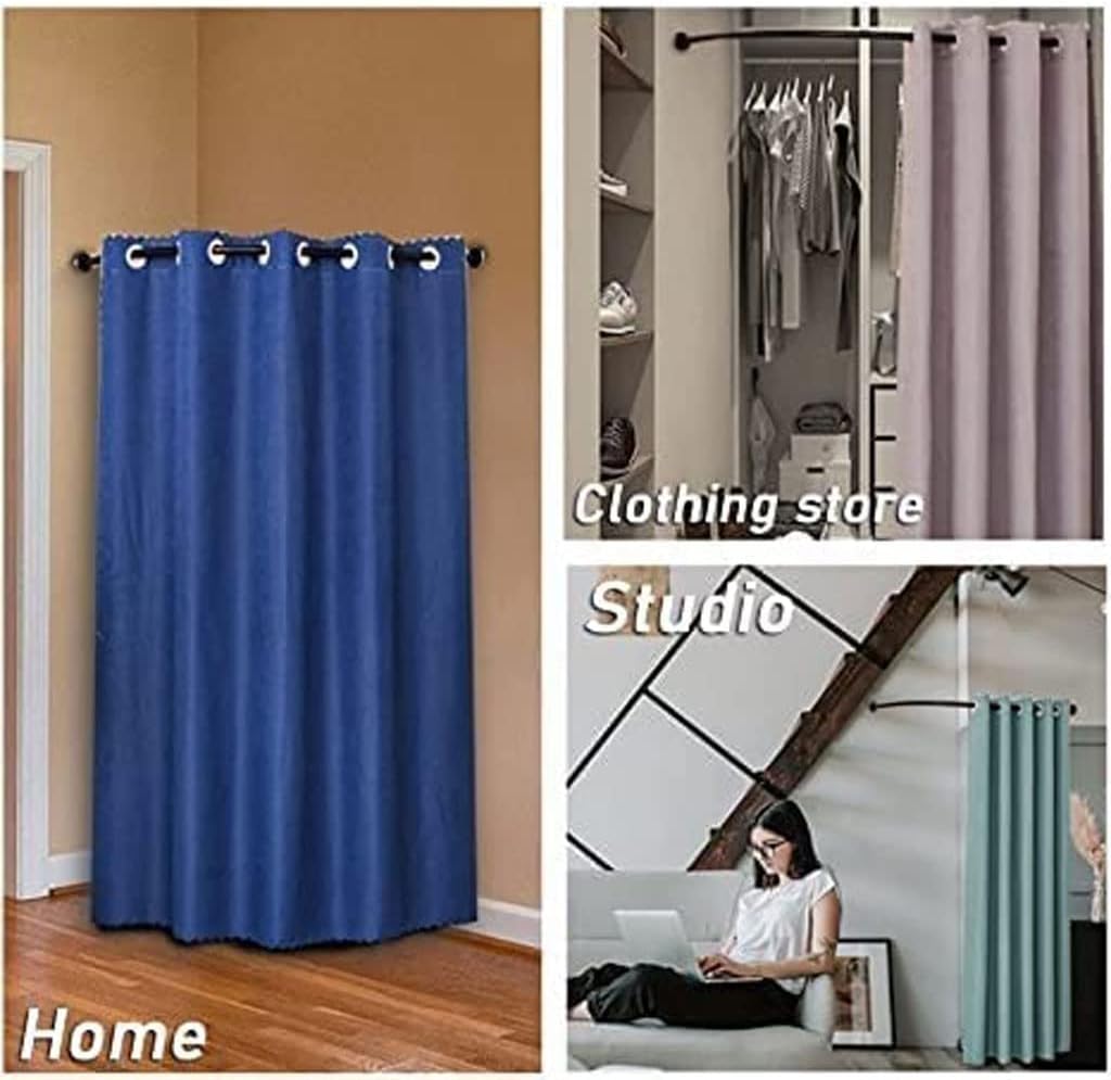 NOBRIM Fitting Room Clothing Store Fitting Room Privacy Dressing Room Blackout Curtain for Indoor Outdoor House Office Shopping Mall for Privacy Protection