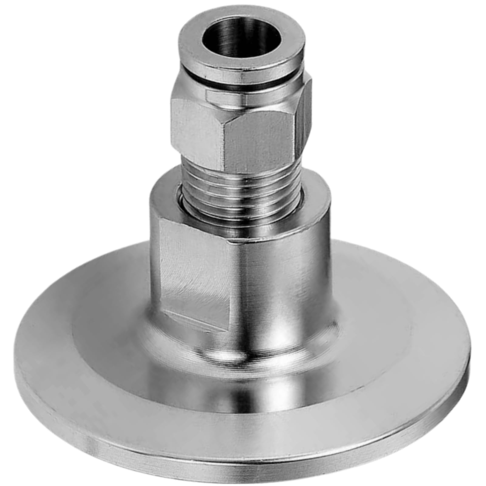 Abrazadera triple de acero inoxidable 304 a conector rápido de vacío KF25 de 14mm, 1 unidad(KF16-12mm)