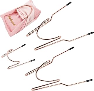 3-Pack Metal Embroidery Hoops Set (2 Adult + 1 Child) –Sock Hoop for Embroidery Machine – Sock Embroidery Hoop Hooping Aid for Sleeves, Cuffs, Gloves – Compatible with Most Embroidery Machi