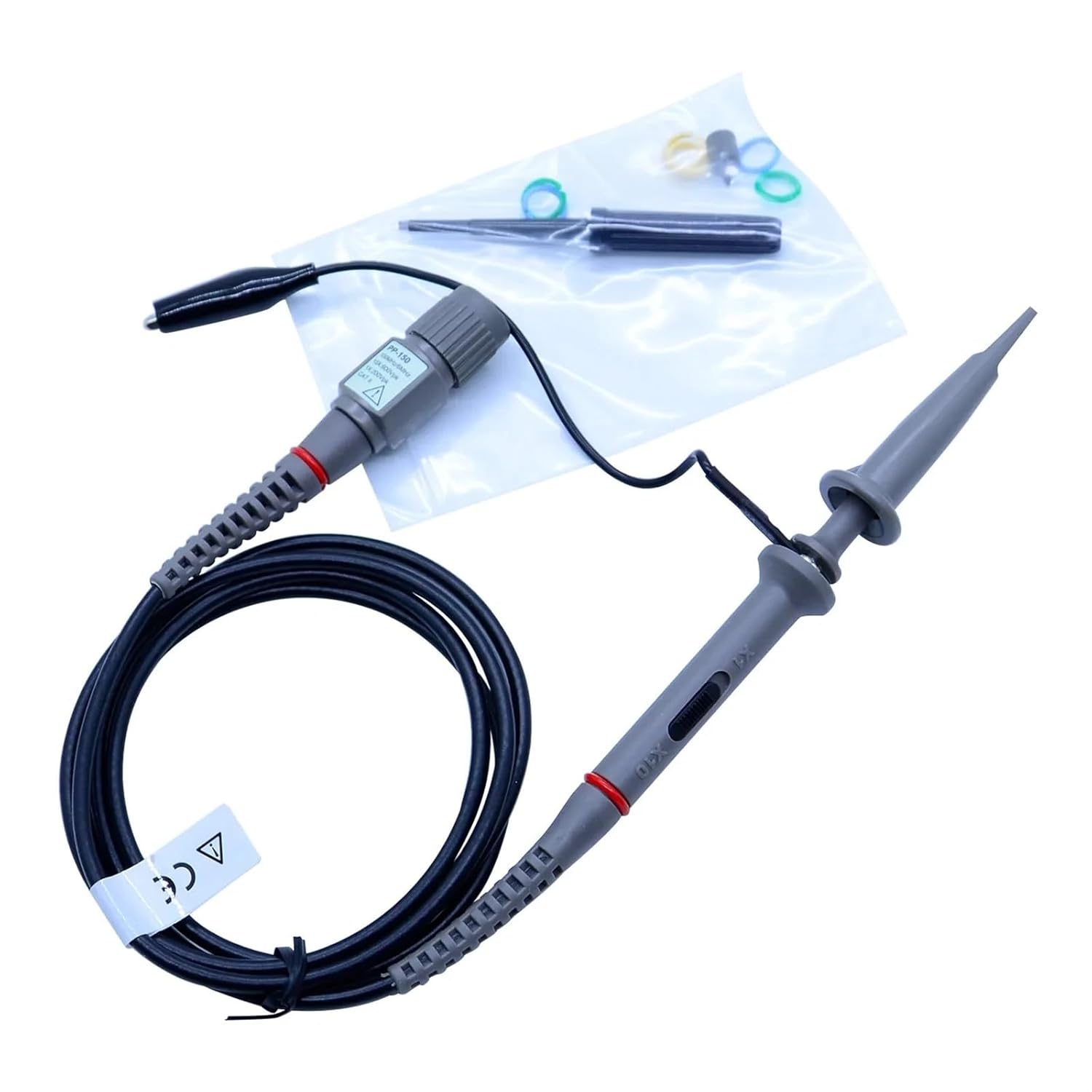 Digital Oscilloscope Probe X1 X10 150Mhz PP-150B Osciloscopio Test Probes 130cm Length(PP150-100MHz)