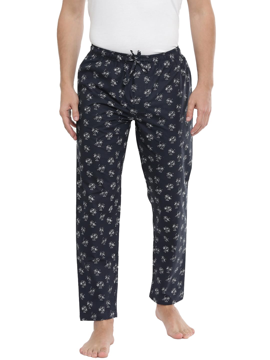 joven Men Printed Casual Regular Fit Cotton Pyjama | Lounge Pants | Elasticated Waistband-picture-20