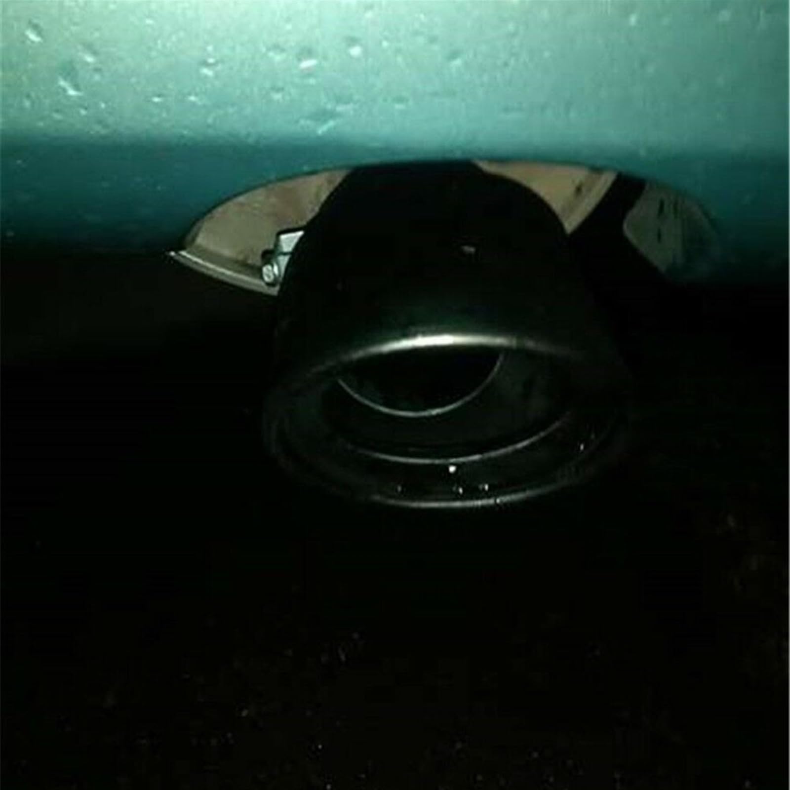 Tubo de escape del coche Tubo de para escape coche, silenciador curvo acero inoxidable 62mm, punta trasera, negro para mate, reacondicionamiento, codo conexión